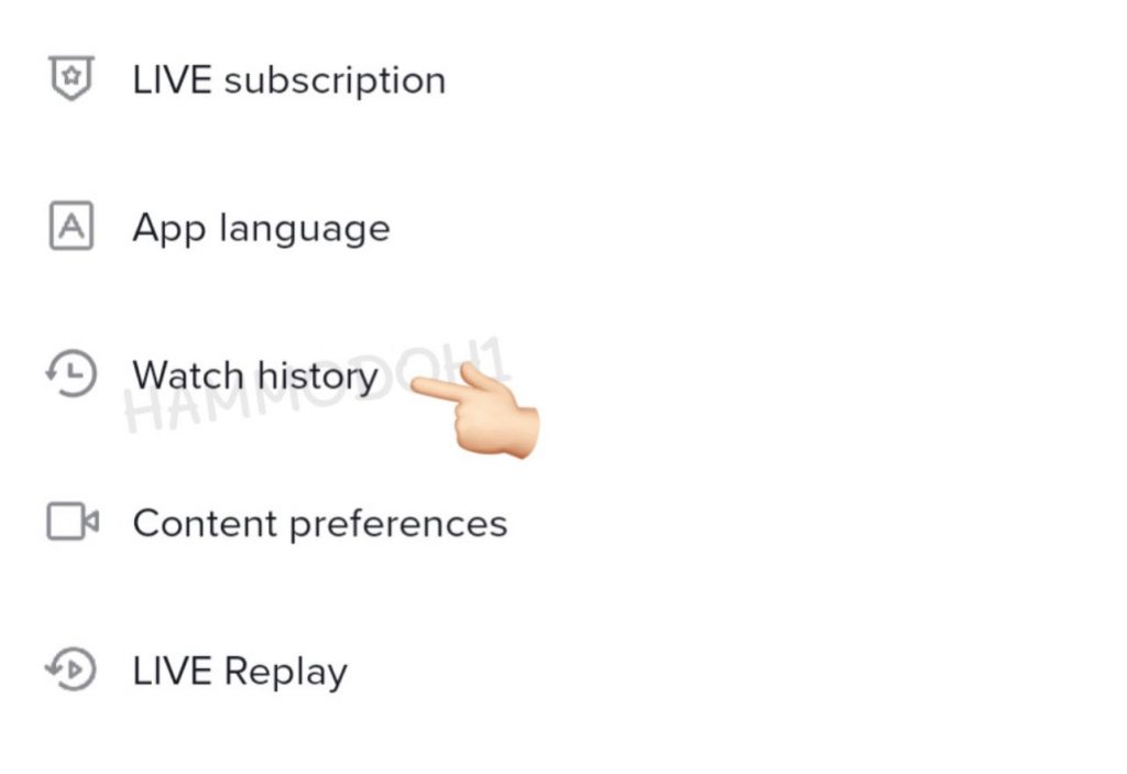 TikTok Watch History