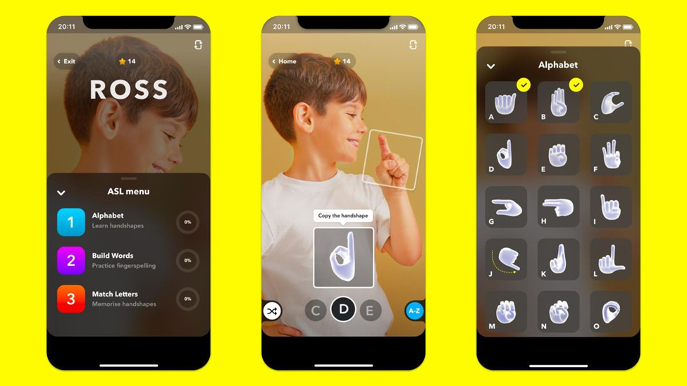 Learn Sign Language With Snapchat
