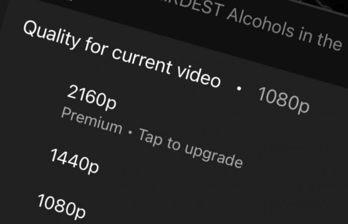 YouTube 4K playback