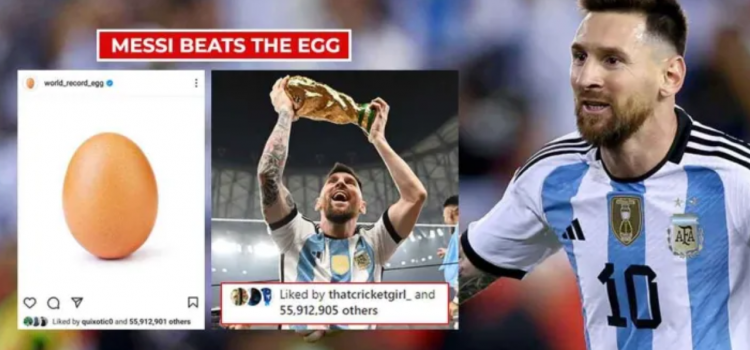 Lionel Messi Actually Beat an Egg on Instagram